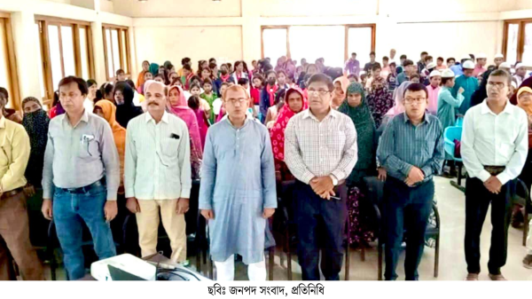 পত্নীতলায় জুলাই পুনর্জাগরণ ও সমাজ গঠনে শপথ পাঠ