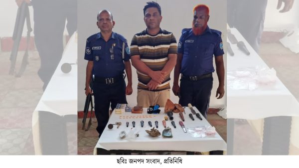 ফরিদপুর সদরে মাদক ব্যবসায়ী ফাইজুস পাভেল গ্রেফতার