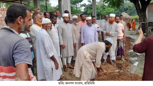 জয়পুরহাট জামায়াতের উদ্যোগে রাস্তা সংস্কারের কাজের উদ্বোধন
