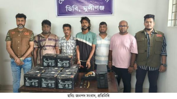 ঢাকা-মাওয়া-ভাঙ্গা এক্সপ্রেসওয়ের সিসিটিভির ব্যাটারি চুরি, গ্রেপ্তার ৫