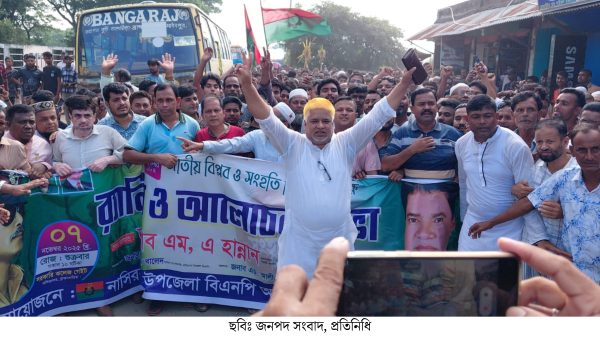 নাসির নগরে বর্ণাঢ্য আয়োজনে জাতীয় বিপ্লব ও সংহতি দিবস পালিত