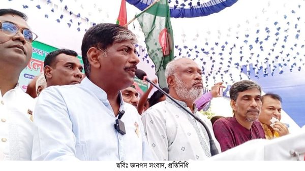 শৈলকুপায় চাঁদাবাজি ও মাদক ব্যবসা চলবে না- জয়ন্ত কুমার কুন্ডু
